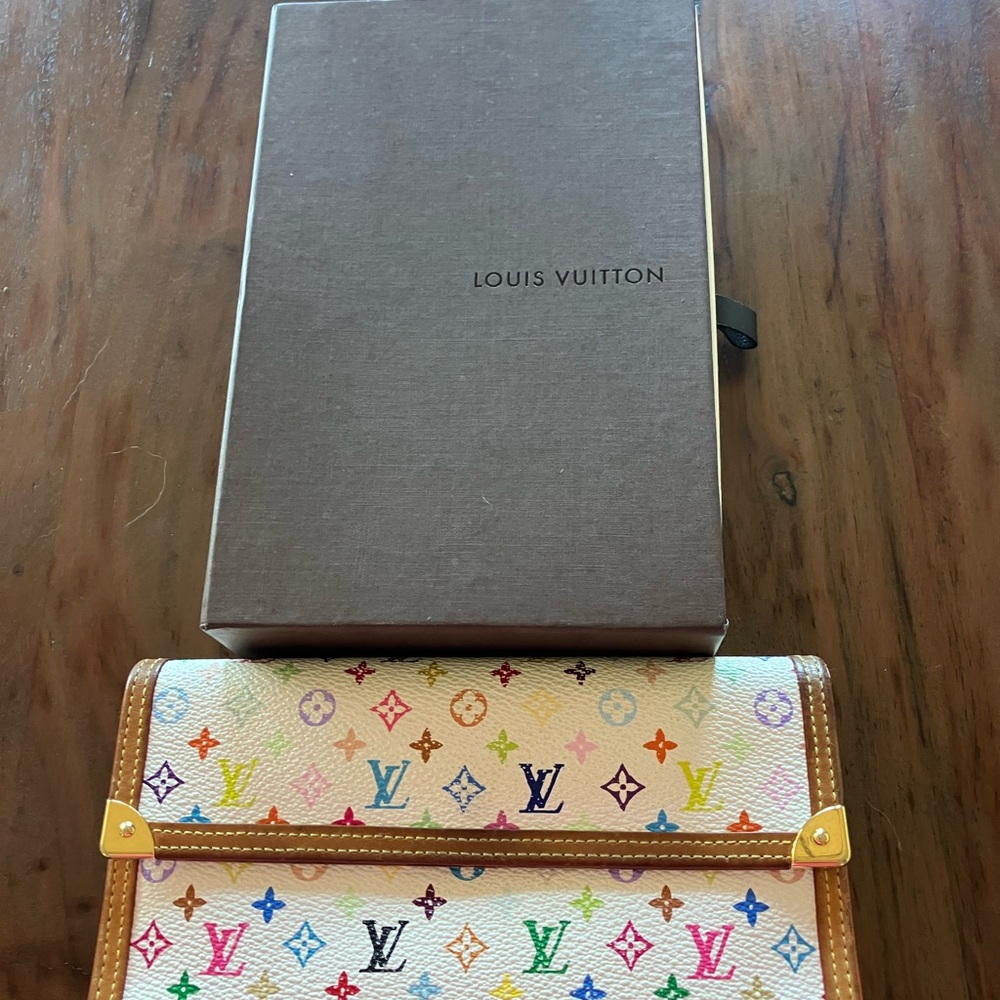 Louis Vuitton Murakami long wallet in good used condition - Picture 2 of 14